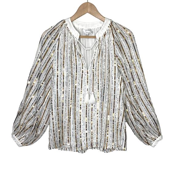 Jade by Johnny Was Eden Peasant Blouse - Picture 8 of 8